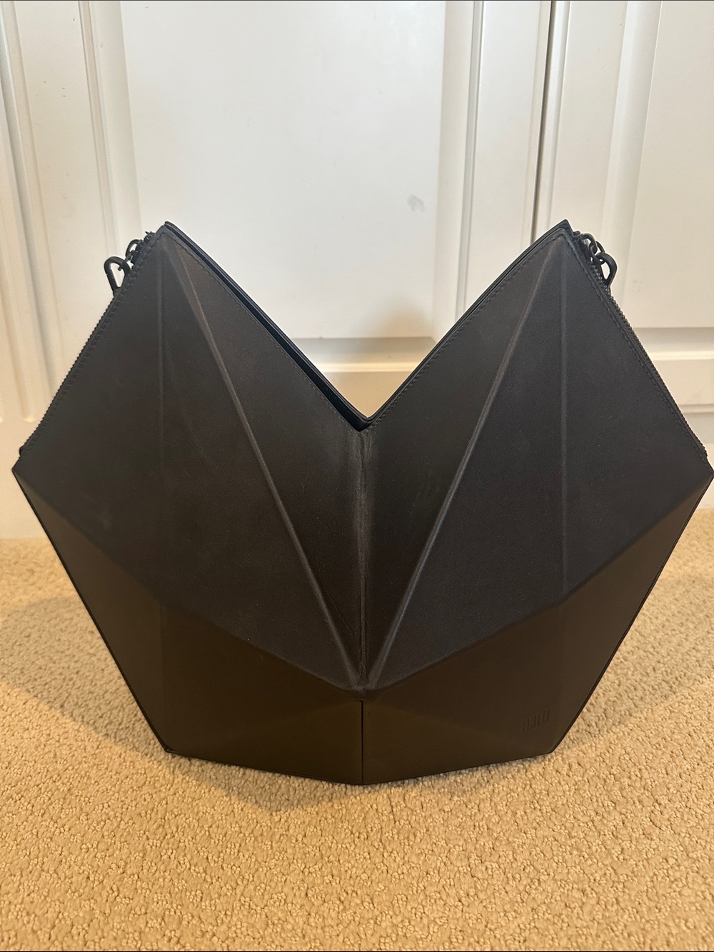 FINNELL Black Geometric shoulder bag